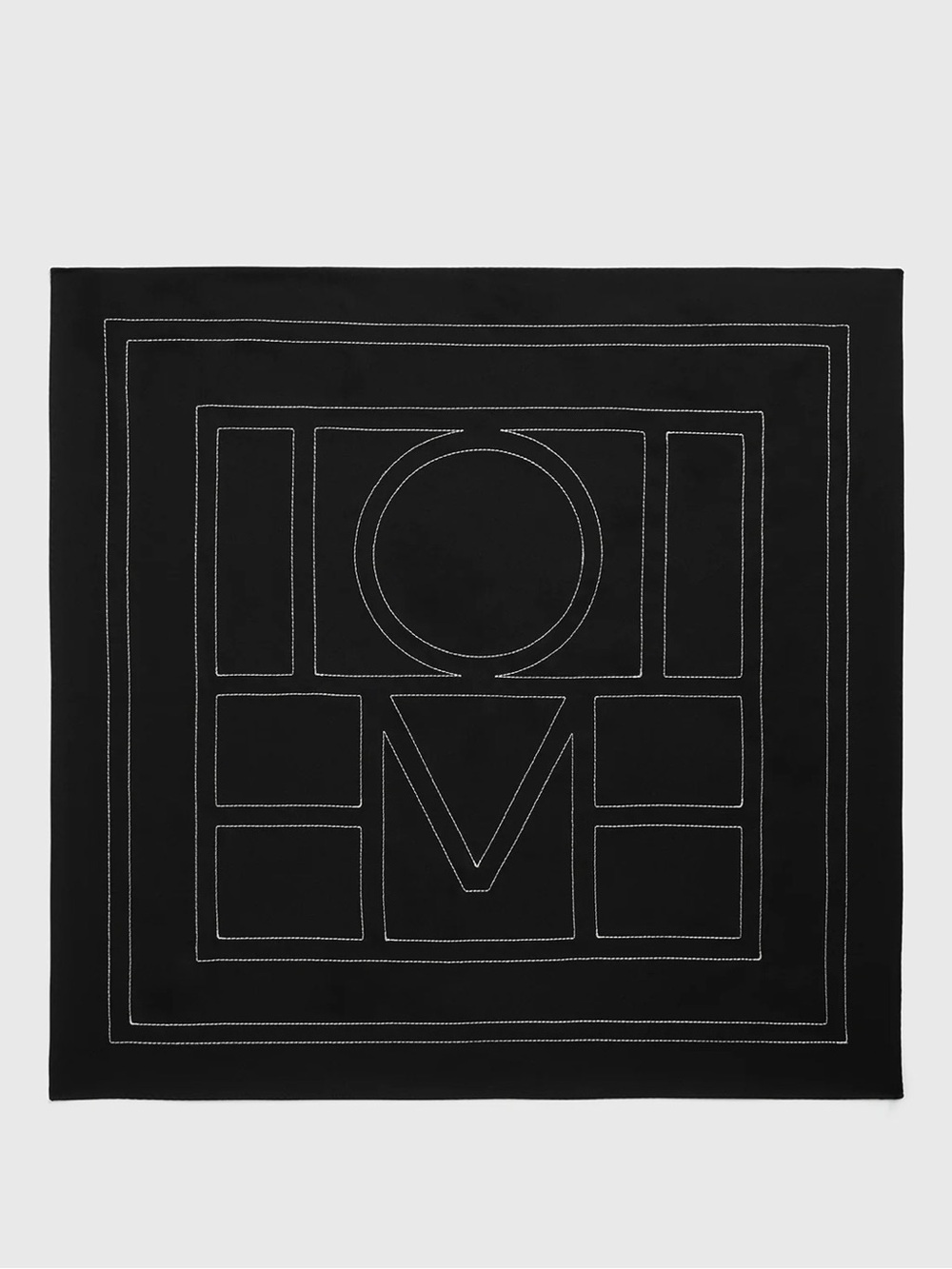 Toteme Embroidered Silk Scarf